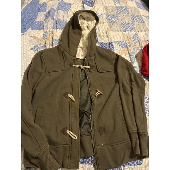 Vintage Ocean Pacific Jacket. Green & white. Juniors - Size L - Picture 1 of 5